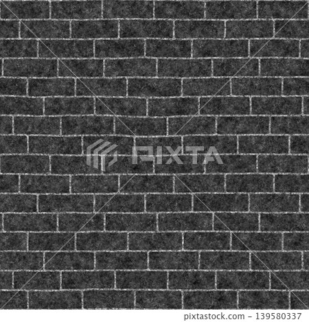 Charcoal Dark Stone Brick Wall Texture Seamless 139580337