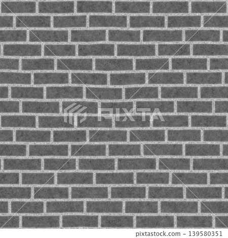 Dark Grey Brick Wall with Highlighted Mortar Dark Grey Brick Wall with Highlighted Mortar 139580351