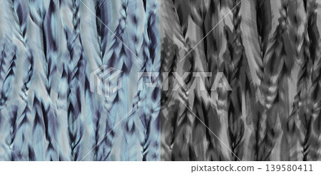 Blue Feather Texture and Height Map Comparison 139580411