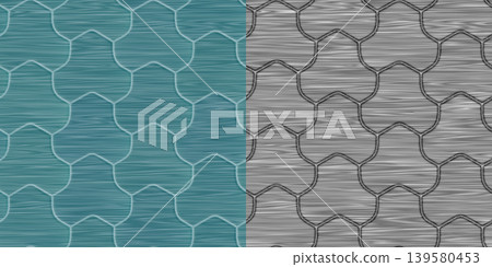 Teal and Grey Clover Tile Comparison Texture Teal and Grey Clover Tile Comparison Texture 139580453