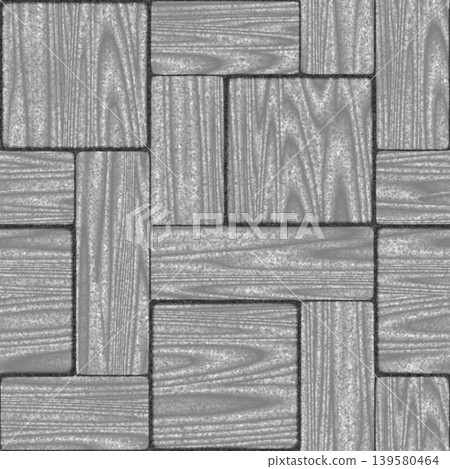 Light Grey Wood Crisscross Paving with Dark Mortar Light Grey Wood Crisscross Paving with Dark Mortar 139580464