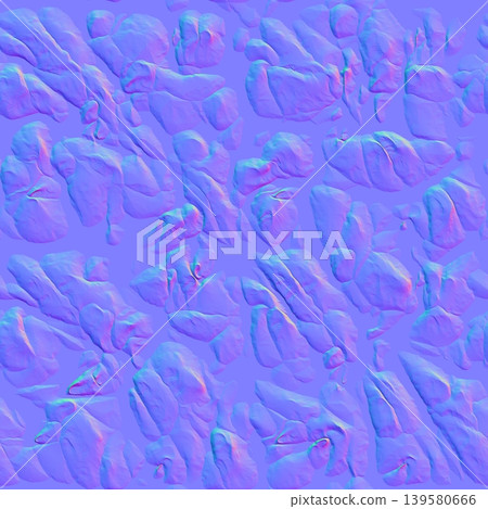 Scattered Rock Stone Normal Map Texture 139580666