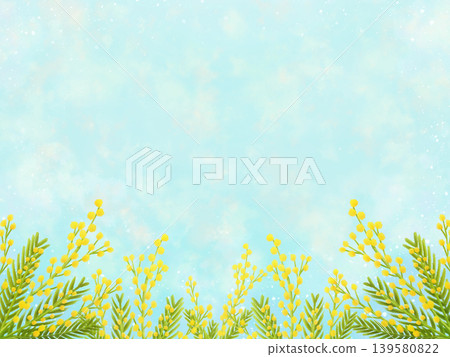 Mimosa card, background Mimosa card, background 139580822