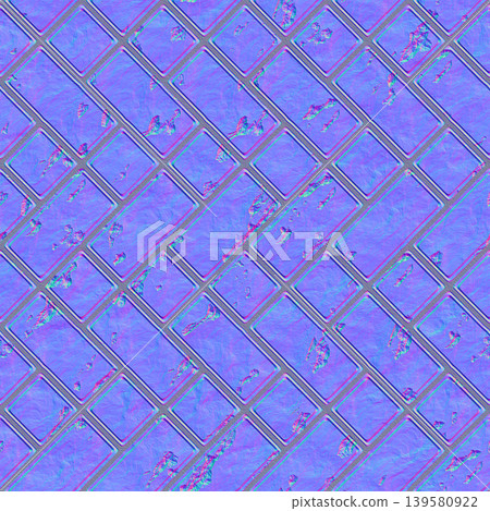 Textured Diagonal Pavement Normal Map Textured Diagonal Pavement Normal Map 139580922