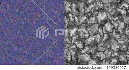 Green Rock Texture and Height Map Comparison Green Rock Texture and Height Map Comparison 139580927