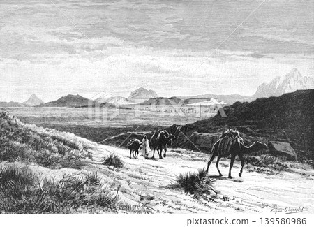 19th-century illustration, Tunisia 19th-century illustration, Tunisia 139580986
