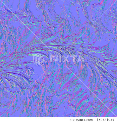 Organic Frost Swirl Normal Map Design 139581035