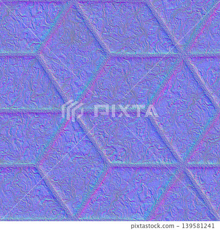 Rough Stone Rhombus Tile Normal Map Texture Rough Stone Rhombus Tile Normal Map Texture 139581241