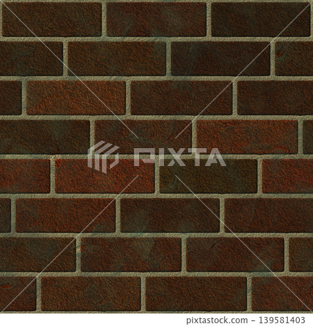 Grimy Red Brick Wall Seamless Texture Grimy Red Brick Wall Seamless Texture 139581403