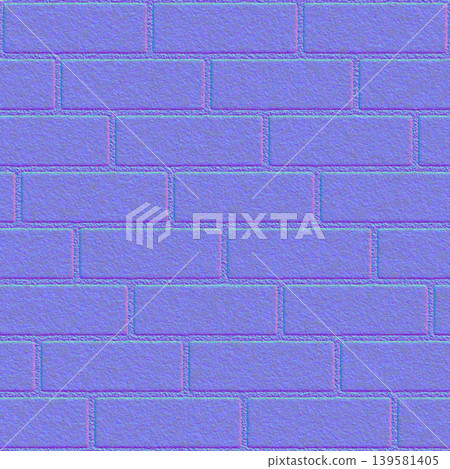 Rough Brick Wall Masonry Normal Map Rough Brick Wall Masonry Normal Map 139581405