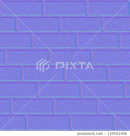 Textured Brick Stone Normal Map Surface Textured Brick Stone Normal Map Surface 139581406