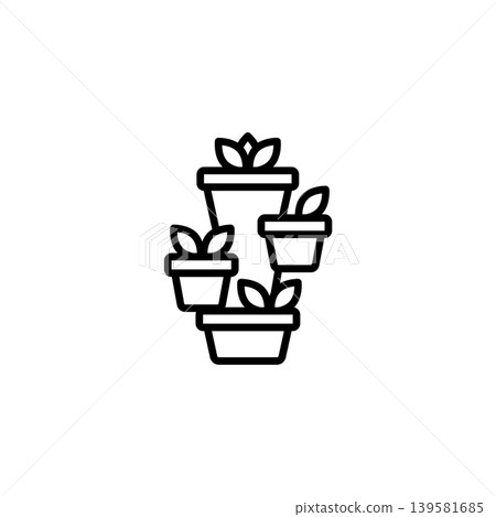 Vertical Garden Pots for Urban Spaces Vertical Garden Pots for Urban Spaces 139581685