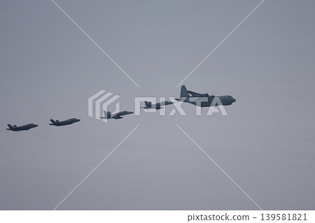 Formation flight of aircraft belonging to Iwakuni Air Base Formation flight of aircraft belonging to Iwakuni Air Base 139581821