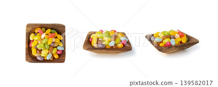 Jelly beans gummy candy pile, colorful marmalade pills Jelly beans gummy candy pile, colorful marmalade pills 139582017