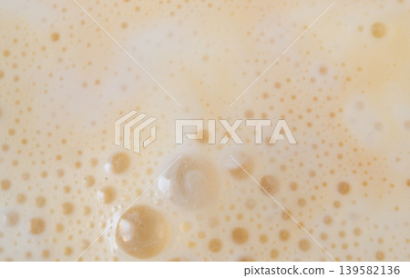 Coffee milkshake texture closeup 139582136