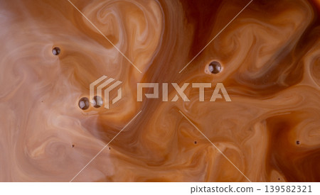 Coffee and milk cream background Coffee and milk cream background 139582321