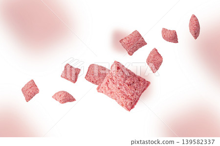 Fruit pillows, strawberry corn pads, pink crispy corn flakes Fruit pillows, strawberry corn pads, pink crispy corn flakes 139582337