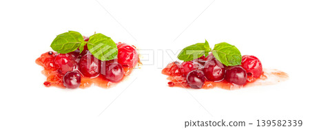 Cranberry Jam Smear, Red Marmalade Splash, Cranberries Jelly, Fruity Confiture Smudge Cranberry Jam Smear, Red Marmalade Splash, Cranberries Jelly, Fruity Confiture Smudge 139582339