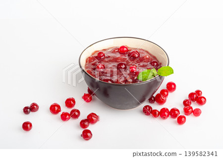 Cranberry Jam Smear, Red Marmalade Splash, Cranberries Jelly, Fruity Confiture Smudge Cranberry Jam Smear, Red Marmalade Splash, Cranberries Jelly, Fruity Confiture Smudge 139582341