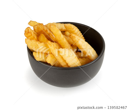 Potatoes fried in oil, homemade french fries Potatoes fried in oil, homemade french fries 139582467
