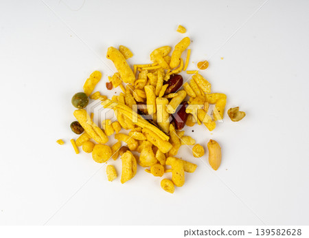 Khatta meetha namkeen textured background Khatta meetha namkeen textured background 139582628