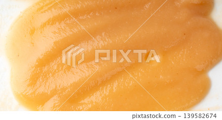 Applesauce texture, fruit puree, apple sauce Applesauce texture, fruit puree, apple sauce 139582674