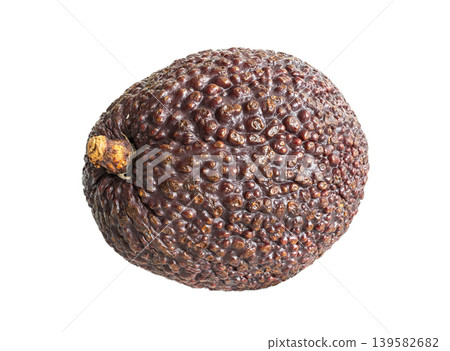 Hass Avocado Isolated, Whole Sharwil Detailed Skin Closeup Hass Avocado Isolated, Whole Sharwil Detailed Skin Closeup 139582682