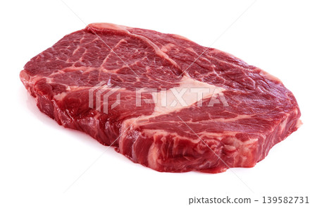 Raw wagyu beef steak isolated Raw wagyu beef steak isolated 139582731