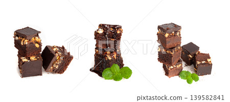 Nut Brownie, Homemade German Chocolate Cake, Chocolate Peanuts Cake, Brownie Square Piece Nut Brownie, Homemade German Chocolate Cake, Chocolate Peanuts Cake, Brownie Square Piece 139582841