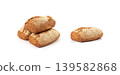 Whole wheat brown bread isolated, fitness pumpkin carrot buns with seeds, cereal bread Whole wheat brown bread isolated, fitness pumpkin carrot buns with seeds, cereal bread 139582868