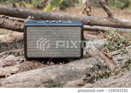 Portable wireless speaker for listening music, Vintage speakers Portable wireless speaker for listening music, Vintage speakers 139583102
