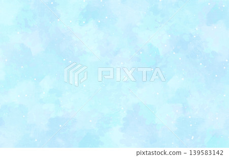 柔和的淺藍色水彩背景紋理。 柔和的淺藍色水彩背景紋理。 139583142