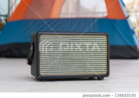 Portable wireless speaker for listening music, Vintage speakers Portable wireless speaker for listening music, Vintage speakers 139583530