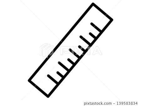 Ruler icon, measuring tool, stationery, measurement, vector illustration Ruler icon, measuring tool, stationery, measurement, vector illustration 139583834