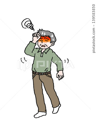 Stumbling elderly man 139583850