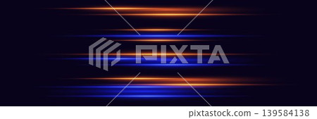 Abstract glowing parallel lines creating a futuristic speed light effect Abstract glowing parallel lines creating a futuristic speed light effect 139584138