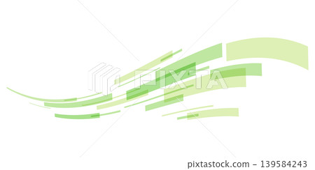 Cyber-style abstract wave background, green business material. Cyber-style abstract wave background, green business material. 139584243