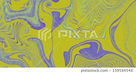 Yellow and Purple Psychedelic Abstract Marble Texture Background Fluid Art Design Yellow and Purple Psychedelic Abstract Marble Texture Background Fluid Art Design 139584548
