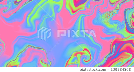 Trippy Neon Psychedelic Fluid Abstract Background With Vibrant Liquid Texture Waves Trippy Neon Psychedelic Fluid Abstract Background With Vibrant Liquid Texture Waves 139584568