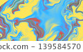 Colorful Psychedelic Abstract Fluid Marble Texture Background for Modern Creative Design 139584570