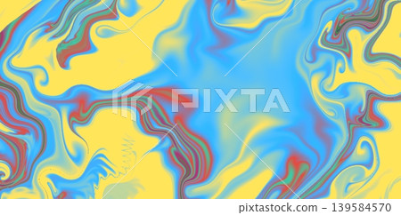 Colorful Psychedelic Abstract Fluid Marble Texture Background for Modern Creative Design Colorful Psychedelic Abstract Fluid Marble Texture Background for Modern Creative Design 139584570