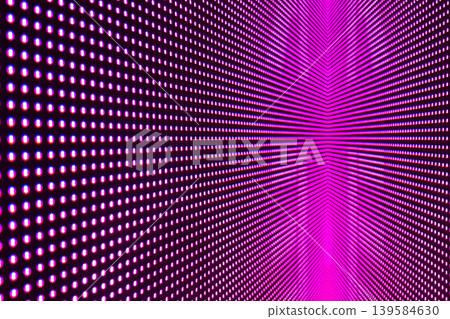 Perspective Pink LED Screen Panel Abstract Background 139584630