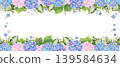 Hydrangea frame 2 (no border, horizontal) 139584634