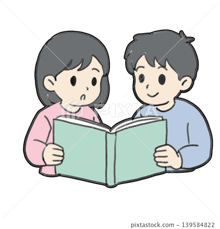 孩子們讀圖畫書 139584822