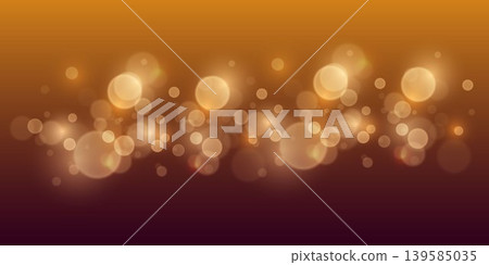 Golden glowing bokeh lights creating a festive warm abstract background effect Golden glowing bokeh lights creating a festive warm abstract background effect 139585035