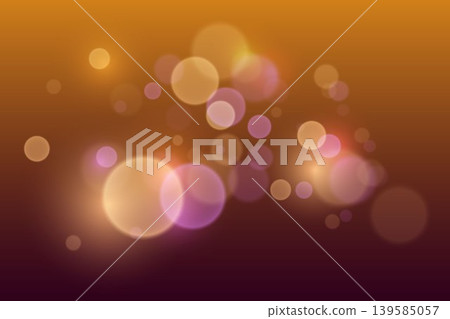 Warm bokeh lights creating an abstract glowing festive background effect 139585057