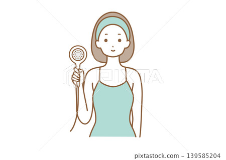 淋浴的女人 淋浴的女人 139585204