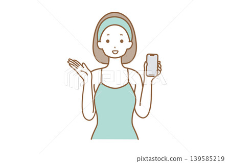 Woman with smartphone Woman with smartphone 139585219