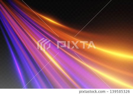 Dynamic light trails spreading velocity and energy on a dark abstract background Dynamic light trails spreading velocity and energy on a dark abstract background 139585326