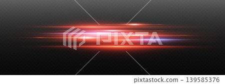 Speeding light streaks creating abstract motion effect on dark background Speeding light streaks creating abstract motion effect on dark background 139585376